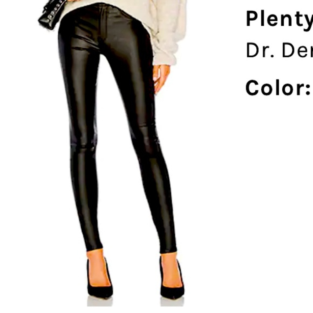 Dr. Denim Coated Black “Plenty” Jeans innblack gunmetal